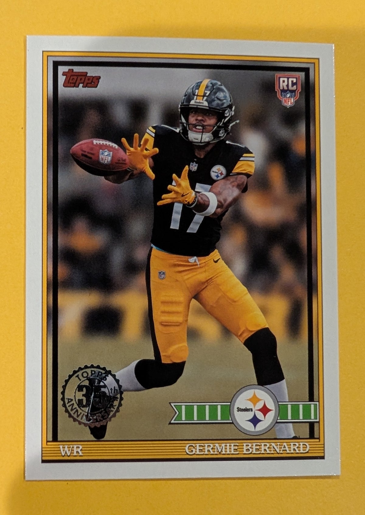 Germie Bernard 91TR-25 2026 Topps Football