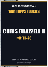 2026 Topps Football Chris Brazzell II 1991 Topps Rookies #91TR-26