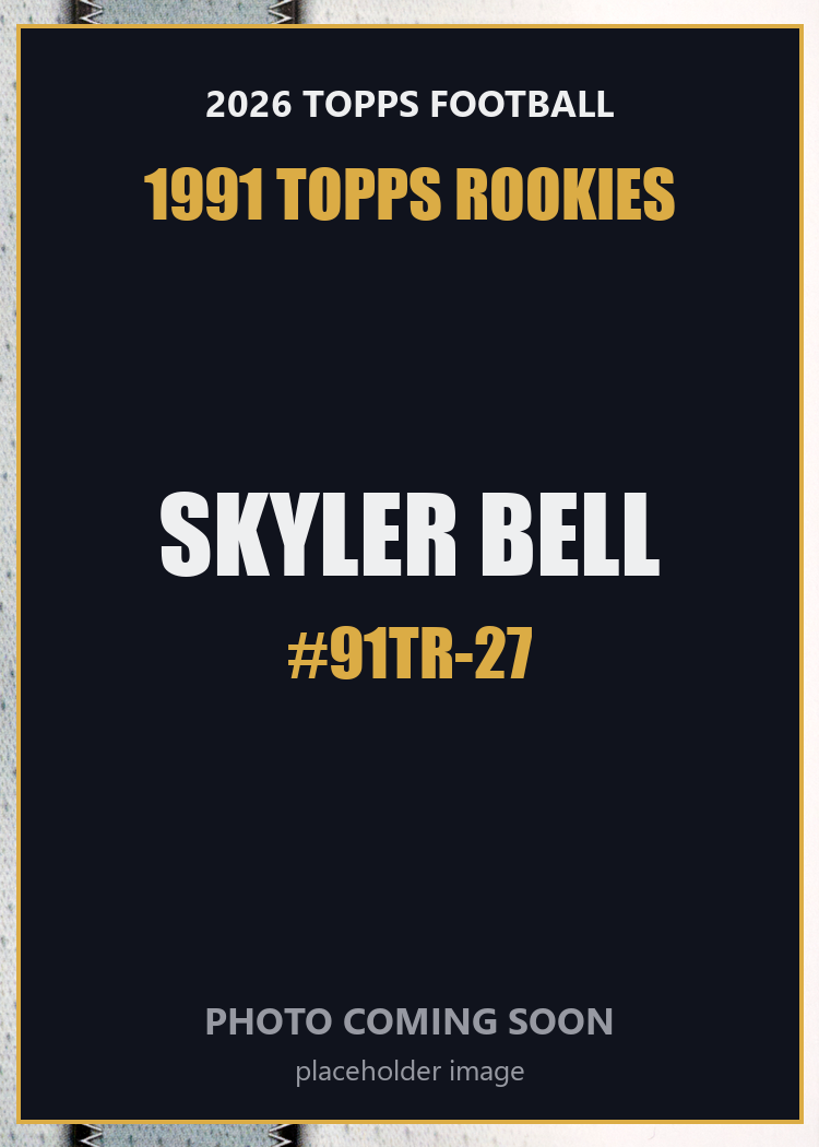 2026 Topps Football Skyler Bell 1991 Topps Rookies #91TR-27