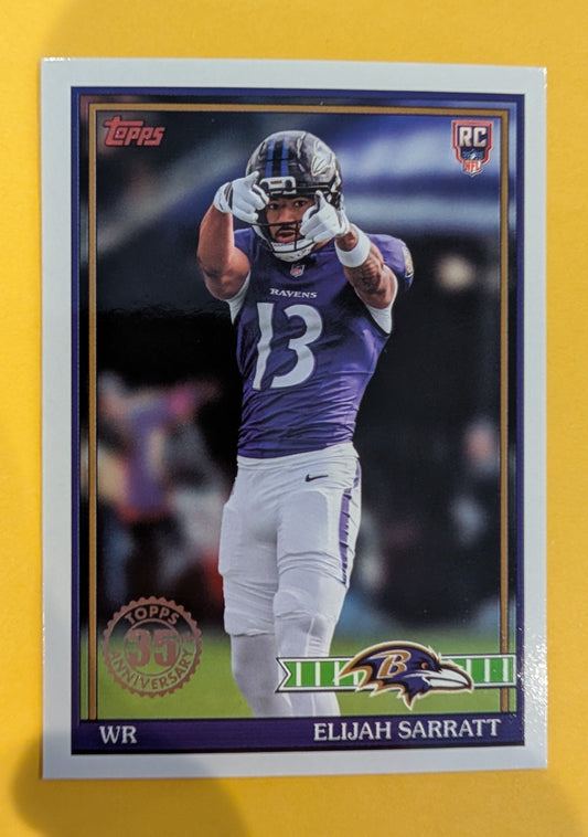 2026 Topps Football Elijah Sarratt 1991 Topps Rookies #91TR-29