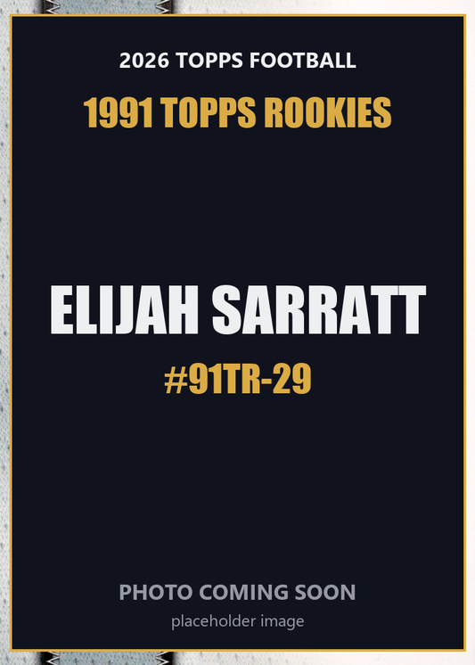 2026 Topps Football Elijah Sarratt 1991 Topps Rookies #91TR-29