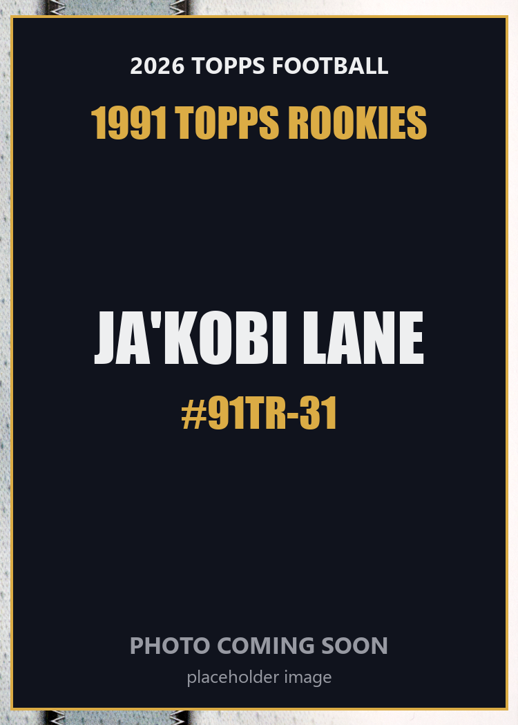 2026 Topps Football Ja'Kobi Lane 1991 Topps Rookies #91TR-31