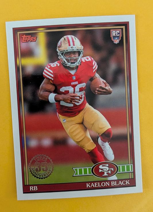 2026 Topps Football Kaelon Black 1991 Topps Rookies #91TR-33