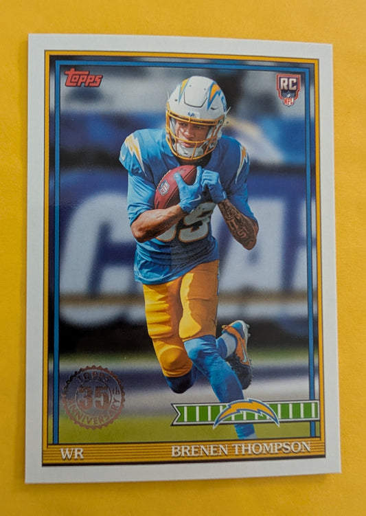 2026 Topps Football Brenen Thompson 1991 Topps Rookies #91TR-34