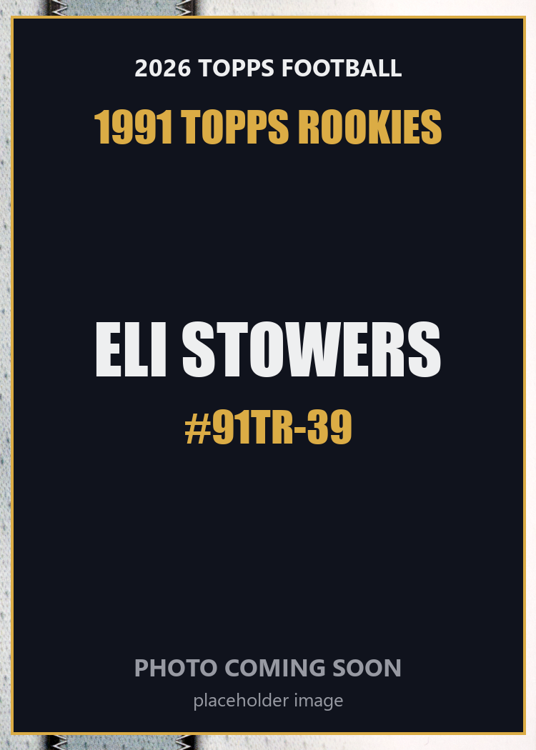 2026 Topps Football Eli Stowers 1991 Topps Rookies #91TR-39