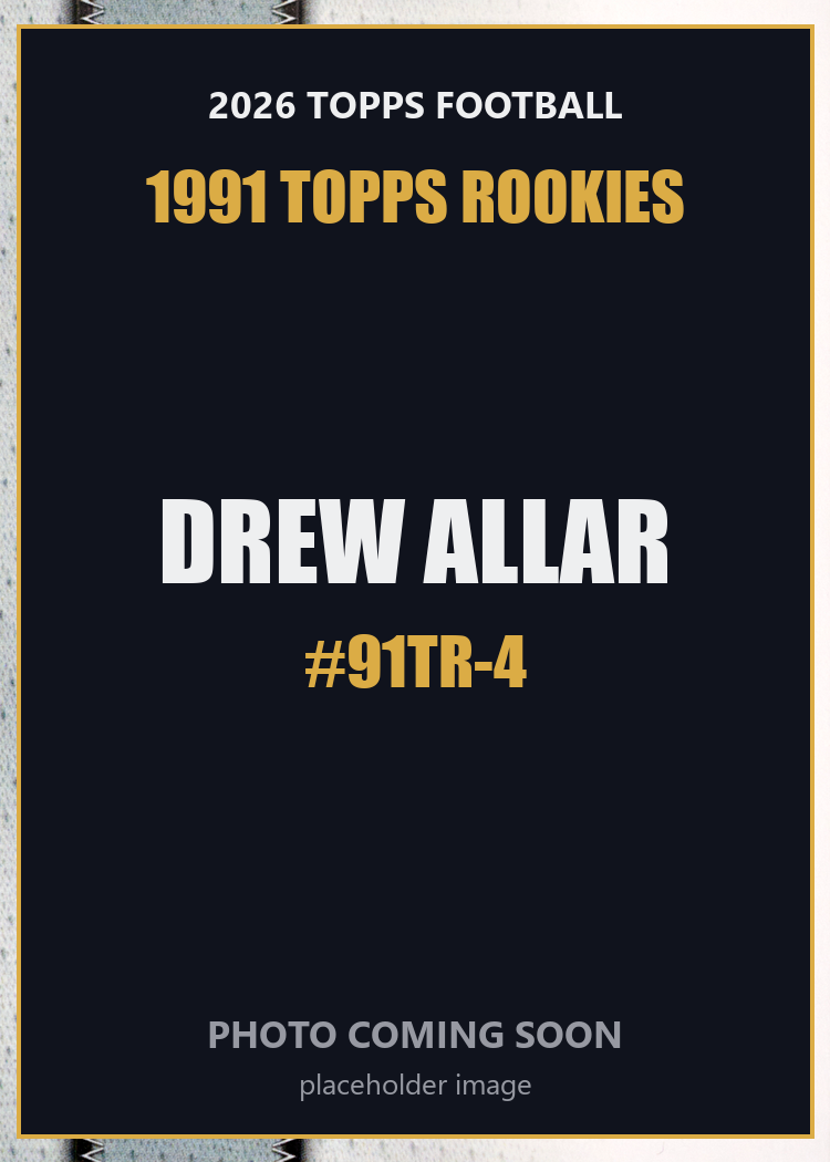 2026 Topps Football Drew Allar 1991 Topps Rookies #91TR-4