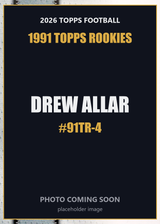 2026 Topps Football Drew Allar 1991 Topps Rookies #91TR-4