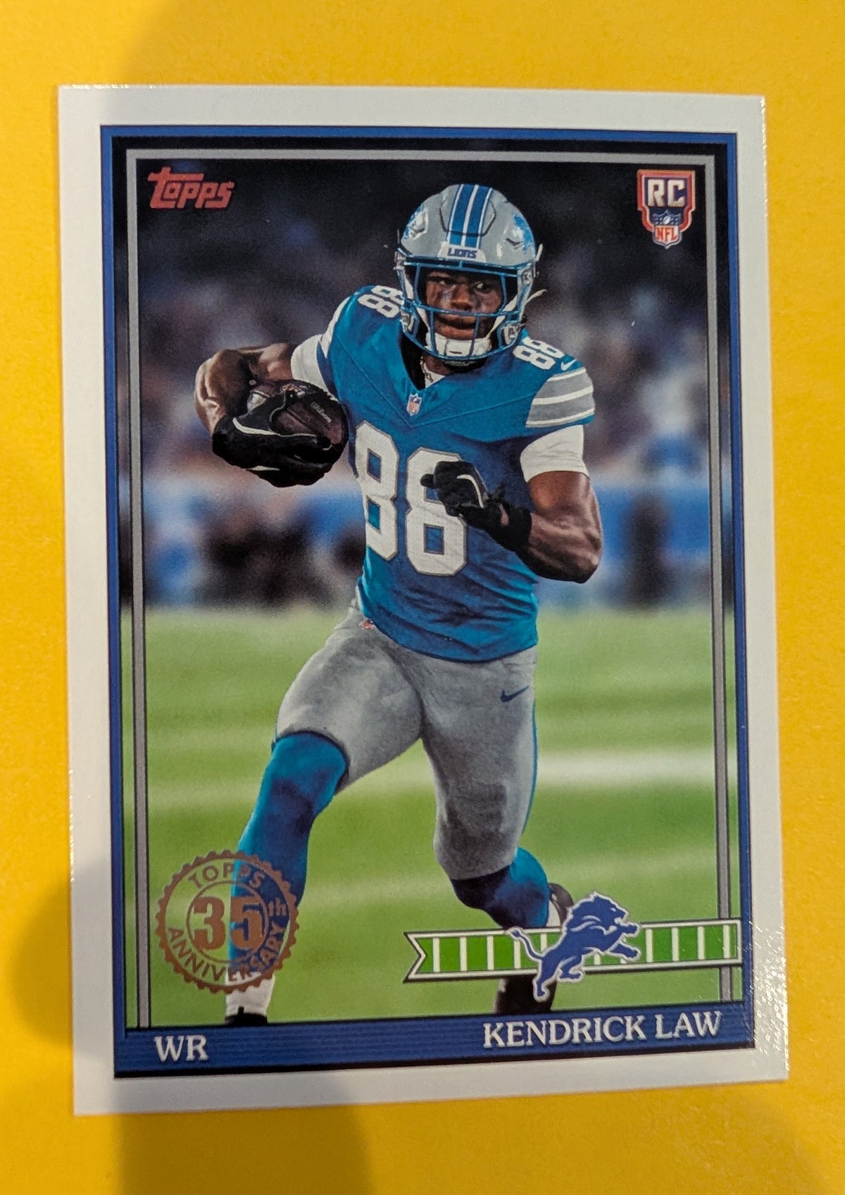 2026 Topps Football Kendrick Law 1991 Topps Rookies #91TR-42