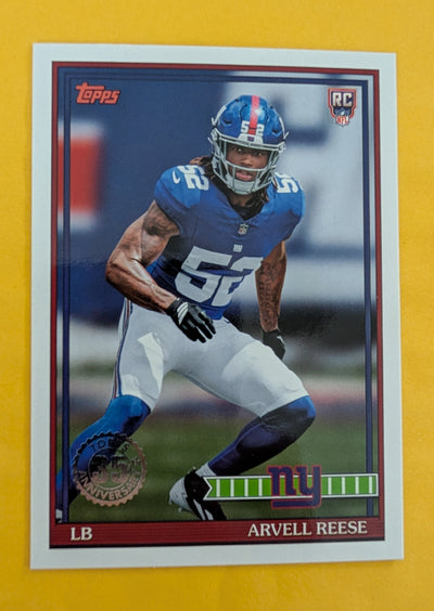 2026 Topps Football Arvell Reese 1991 Topps Rookies #91TR-46