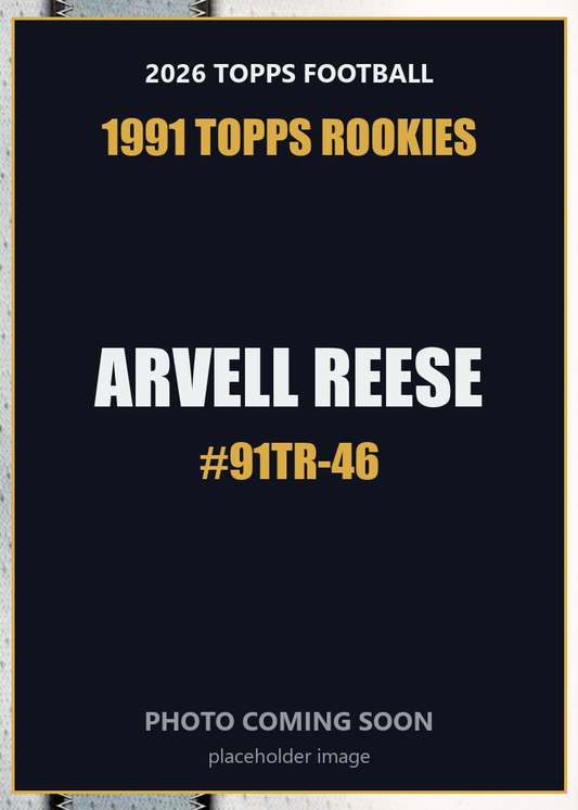 2026 Topps Football Arvell Reese 1991 Topps Rookies #91TR-46