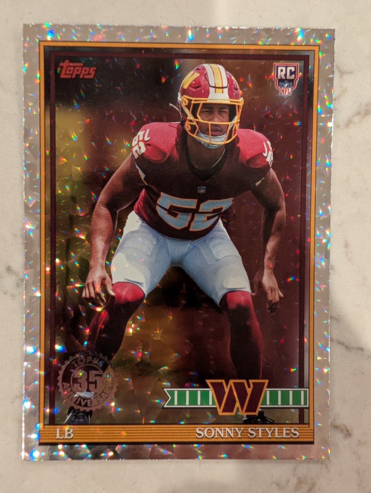 Sonny Styles 91TR-47 2026 Topps Football 1991 Topps Mega Box Crackle Foil