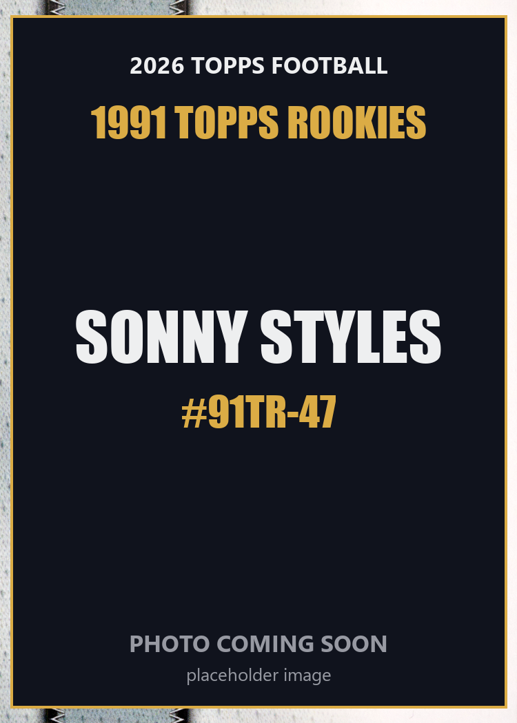 2026 Topps Football Sonny Styles 1991 Topps Rookies #91TR-47