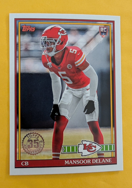 2026 Topps Football Mansoor Delane 1991 Topps Rookies #91TR-48
