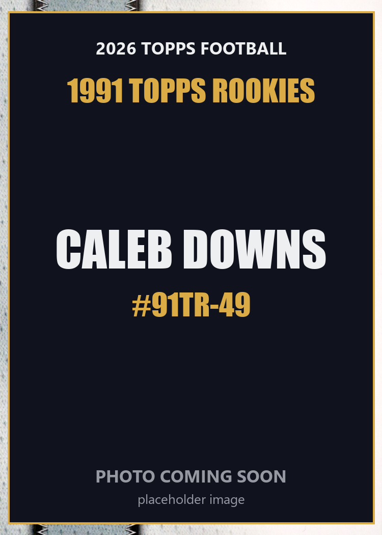 2026 Topps Football Caleb Downs 1991 Topps Rookies #91TR-49