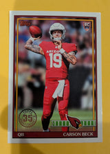 2026 Topps Football Carson Beck 1991 Topps Rookies #91TR-5