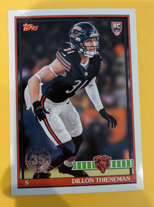 2026 Topps Football Dillon Thieneman 1991 Topps Rookies #91TR-50