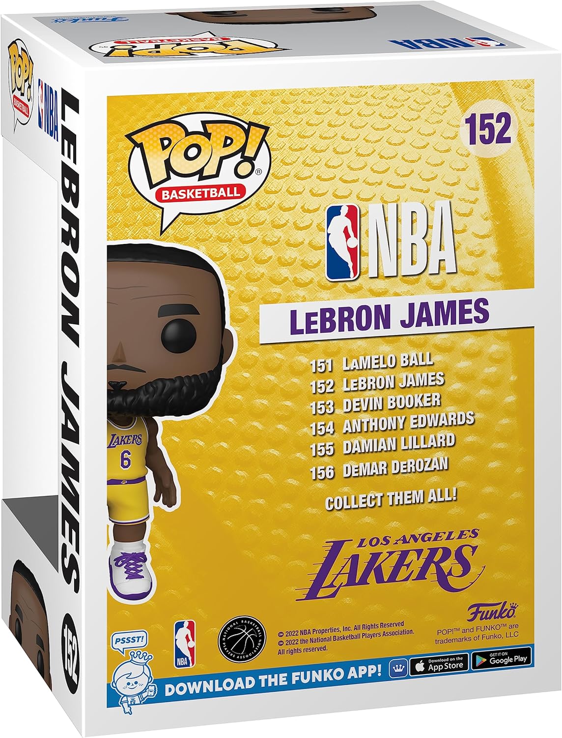 Lebron James Los Angeles Lakers #152 Collectable Vinyl Figure Funko Pop - Gift Idea - Toys for Kids & Adults