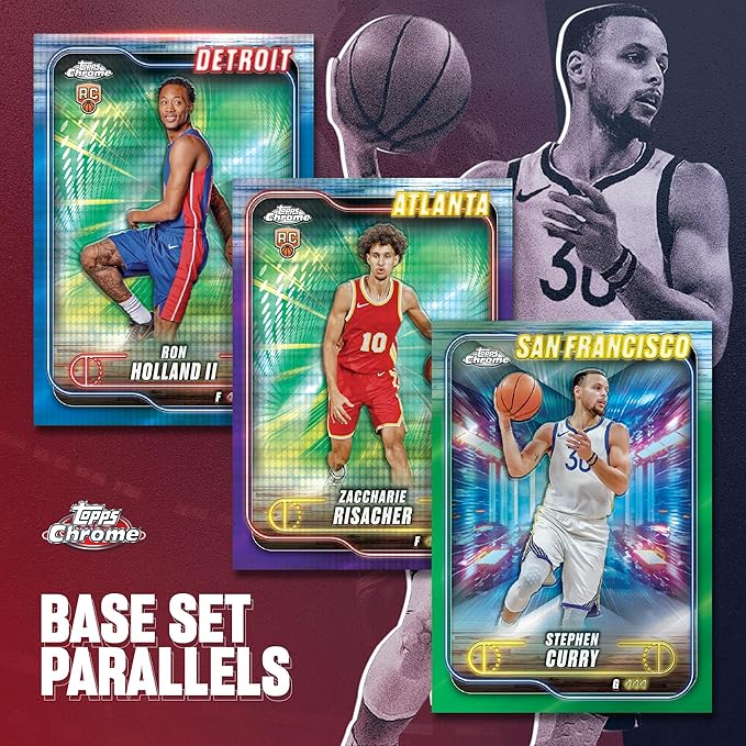 2024-25 Topps Chrome NBA Basketball Blaster Box + Michael Jordan Funko Pop #54 Chicago Bulls