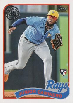 Junior Caminero 2024 Topps Update 1989 Topps Baseball 35th Anniversary #89US-16