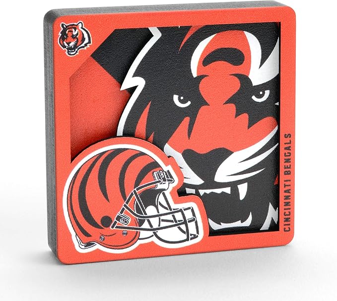 YouTheFan NFL 3D Logo Series Football Magnets - All Teams - GREAT GIFT