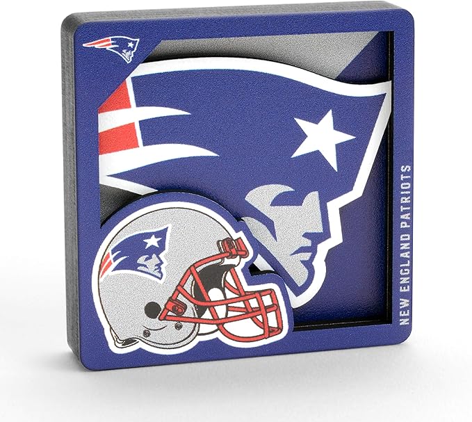 YouTheFan NFL 3D Logo Series Football Magnets - All Teams - GREAT GIFT