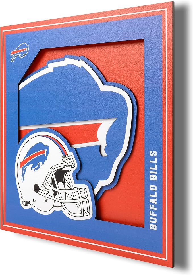 YouTheFan NFL 12x12 Logo Series Football Wall Art - All Teams - PERFECT GIFT