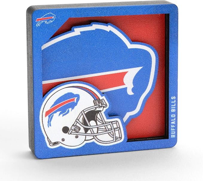 YouTheFan NFL 3D Logo Series Football Magnets - All Teams - GREAT GIFT