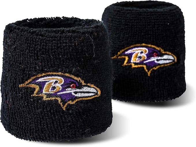 Franklin Sports NFL Football Team Logo Wristbands - Pair of Youth Wristbands for Costumes and Uniforms