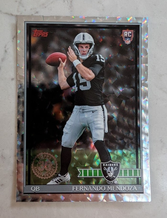 2026 Topps Football Fernando Mendoza Rookie #301 Holo Foil