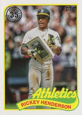 2024 Topps Update 1989 Topps Baseball 35th Anniversary Rickey Henderson #89US-41
