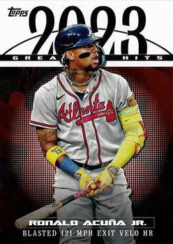 2024 Topps Series 1 2023 Greatest Hits Ronald Acuña Jr. #23GH-8