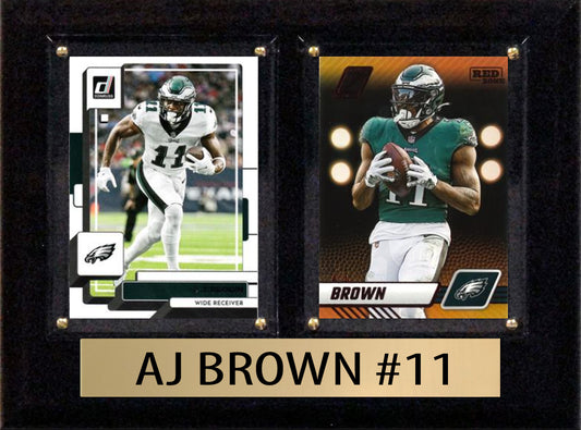 AJ Brown 2024 2023 Donruss Score Panini Card Plaque 6x8 Philadelphia Eagles