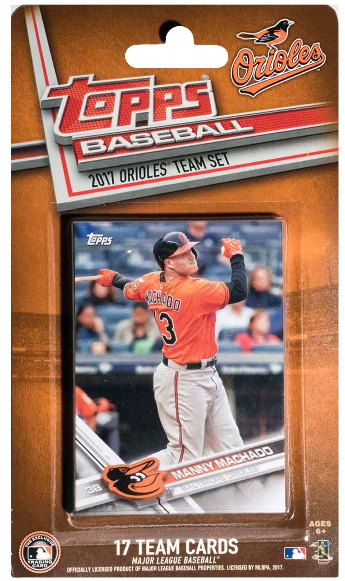 2017 Topps Baltimore Orioles Factory Sealed Team Set Manny Machado Camden Yards Adam Jones
