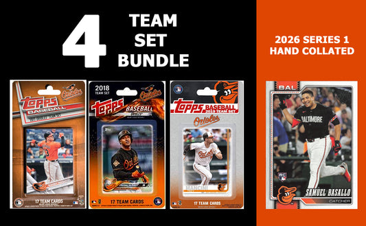 Topps Baltimore Orioles Team Sets 2026 Series 1 2019 2018 2017 Factory Sealed Basallo