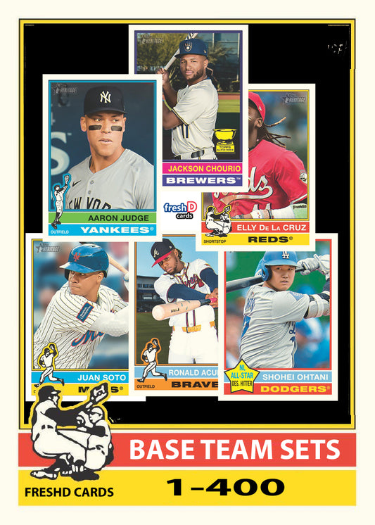 2025 Topps Heritage Baseball Team Set 12 Cards Toronto Blue Jays Vlad Guerrero Jr