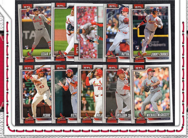 2026 Topps Series 1 Baseball Card Team Set St. Louis Cardinals