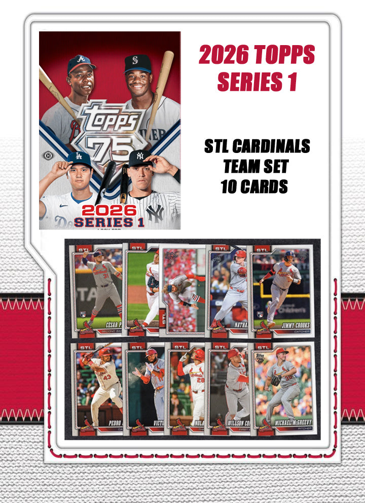 2026 Topps Series 1 Baseball Card Team Set St. Louis Cardinals