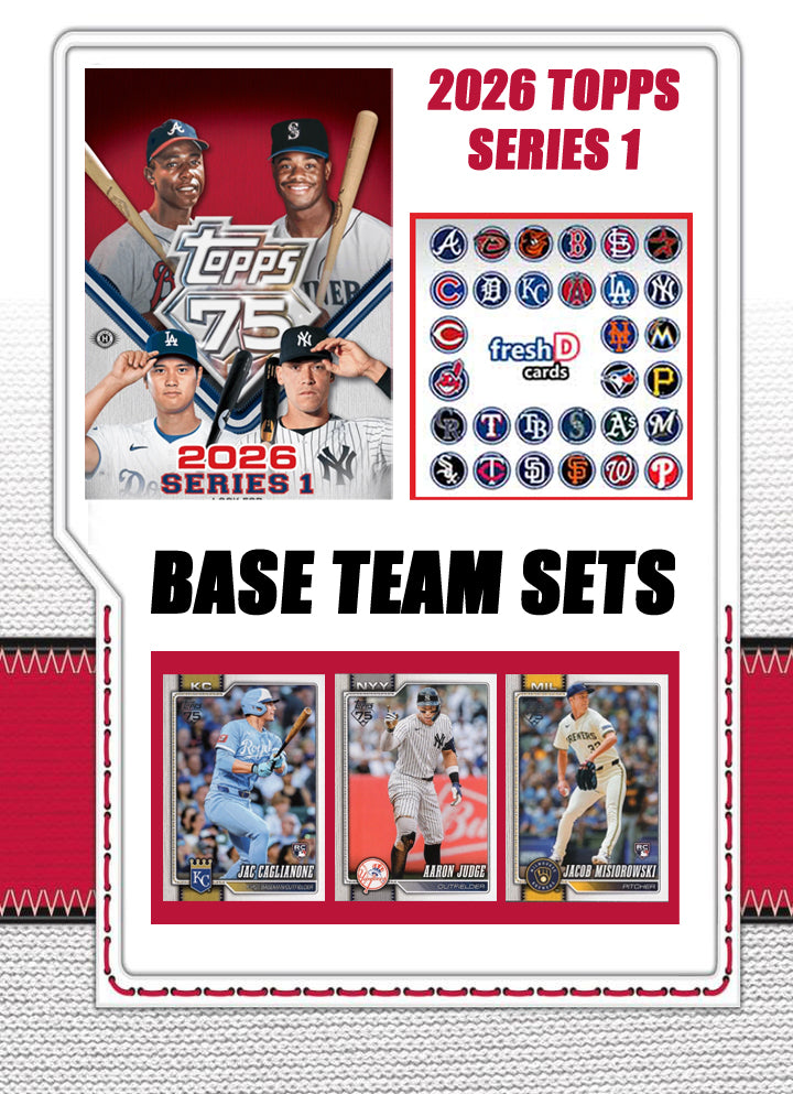 2026 Topps Series 1 Baseball Card Team Set Los Angeles Dodgers Shohei Ohtani Betts