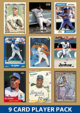 Bo Jackson Kansas City Royals 9 Card Legend Pack Topps Bowman 2025 2024