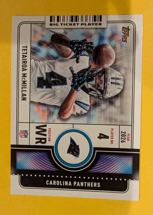 Tetairoa McMillan BTP-1 2026 Topps Football