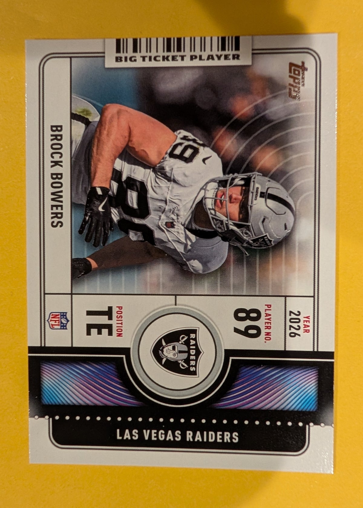 Brock Bowers BTP-10 2026 Topps Football