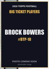 2026 Topps Football Brock Bowers Big Ticket Players #BTP-10