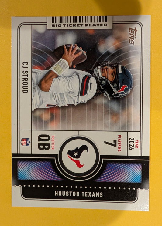 CJ Stroud BTP-15 2026 Topps Football