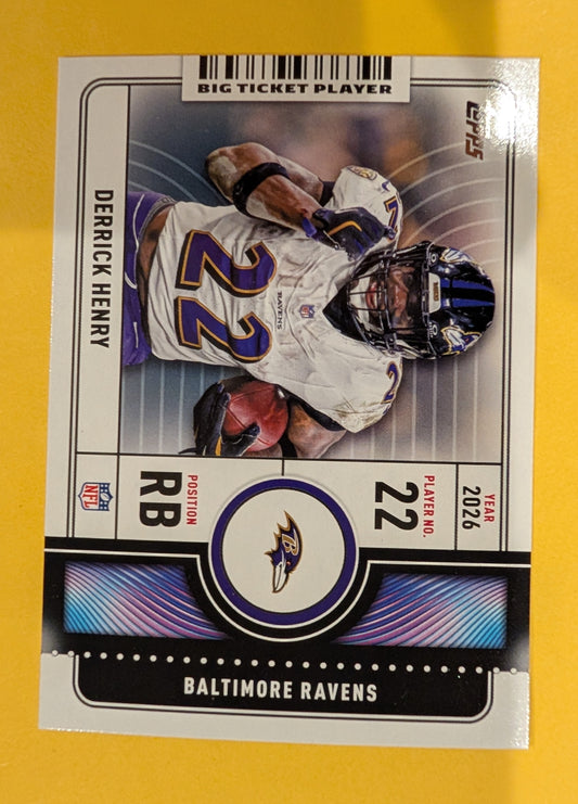 Derrick Henry BTP-5 2026 Topps Football