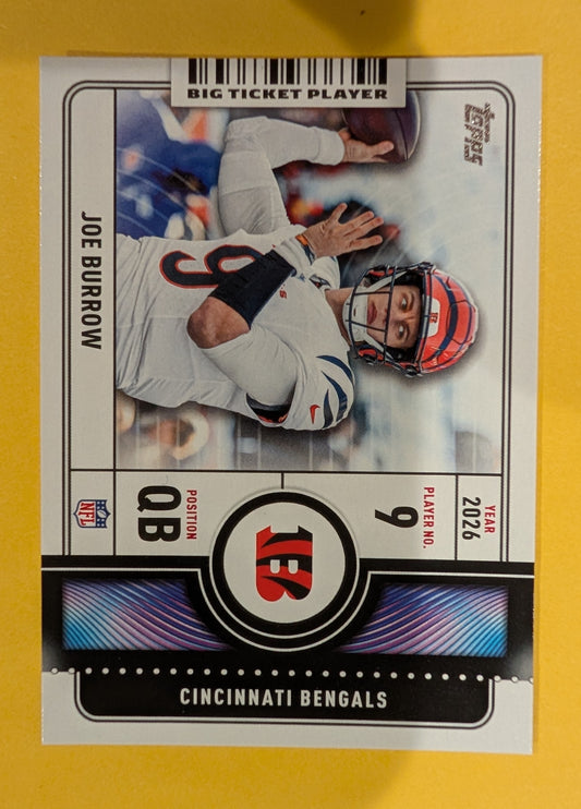 Joe Burrow BTP-8 2026 Topps Football
