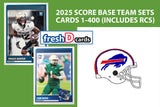 2025 SCORE NFL Buffalo Bills Team Set Josh Allen