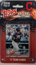 2018 Topps Cleveland Indians (Guardians) Factory Sealed Team Set Jose Ramirez Francisco Lindor