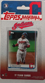 2019 Topps Cleveland Indians (Guardians) Factory Sealed Team Set Lindor Jose Ramirez Shane Bieber