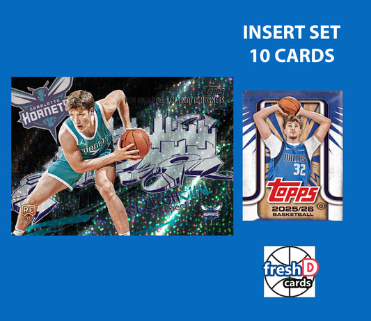 2025-26 Topps NBA Clutch City Prospects Complete Set 10 Cards Cooper Flagg