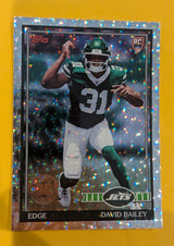 2026 Topps Football David Bailey 1991 Topps Rookies #91TR-43 Mega Box Crackle Foil